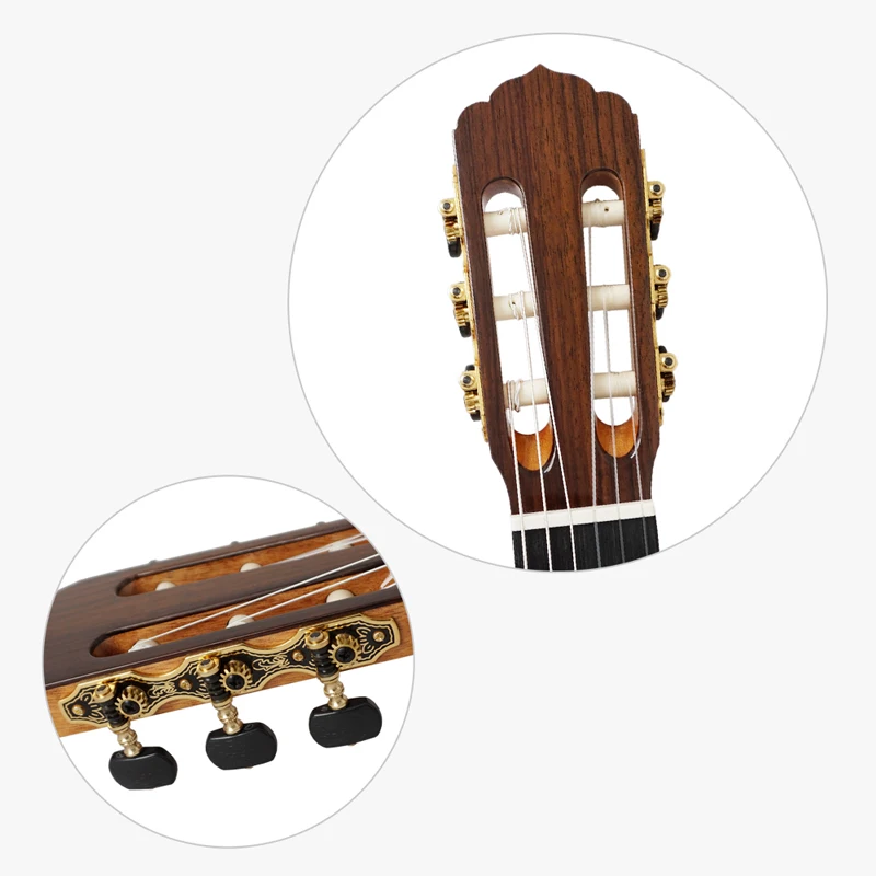 China Aiersi all solid professional Replica Santos Hernandez Flamenco Negra Classical guitar stringed instruments