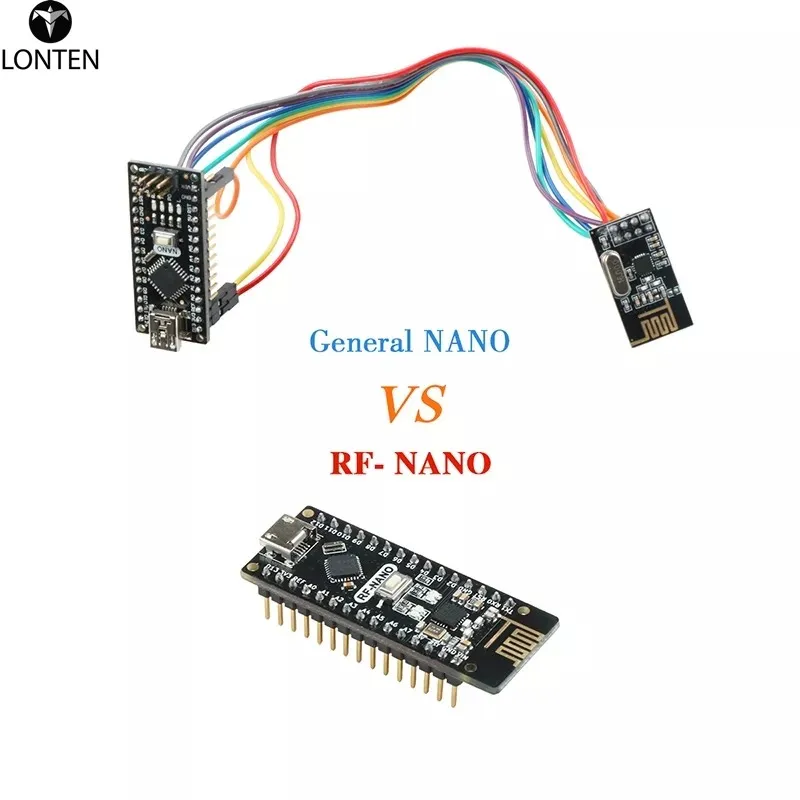 RF Nano V3.0 Micro USB модуль ATmega328P QFN32 5V 16M CH340 встроенный NRF24l01 + 2 4G беспроводной Imme