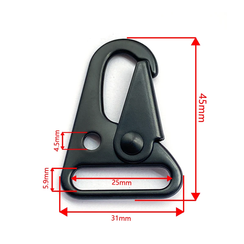 Wholesale custom dog hook metal trigger swivel spring snap metal hook for lanyard