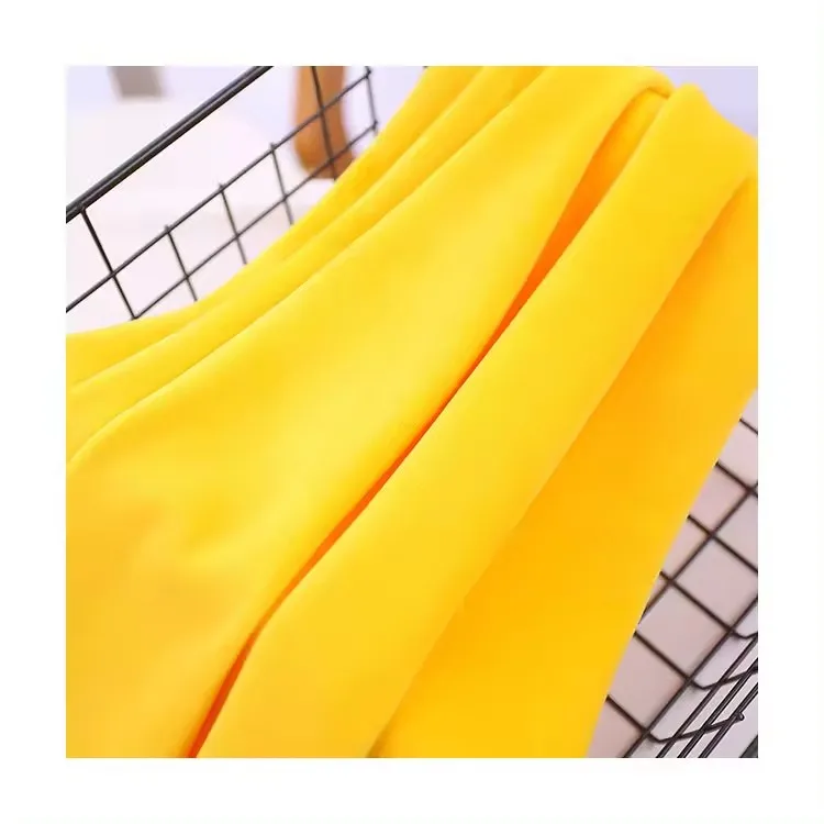 Goods in stock hot selling warp knitted polyester spandex super soft plush fabric for house wearing