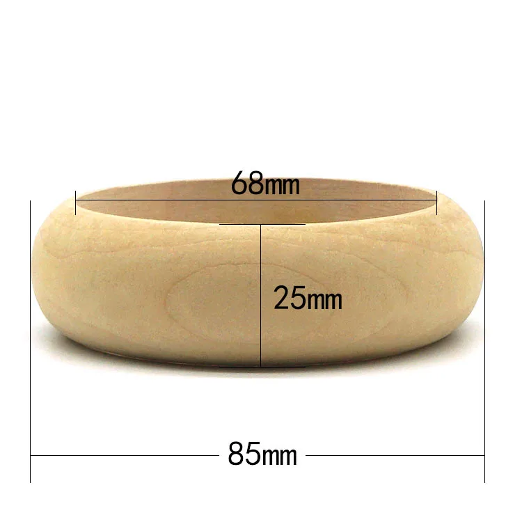 
Wholesale mixed unfinished wood bangle bracelets china WJ-B1727 