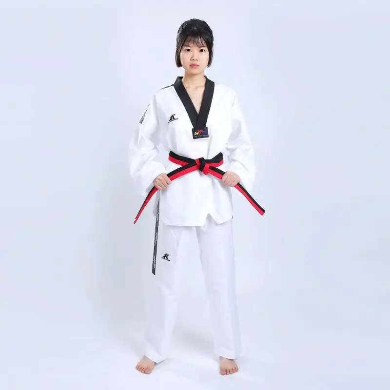 Cheap White Color 100% Polyester Fighter Taekwondo Dobok
