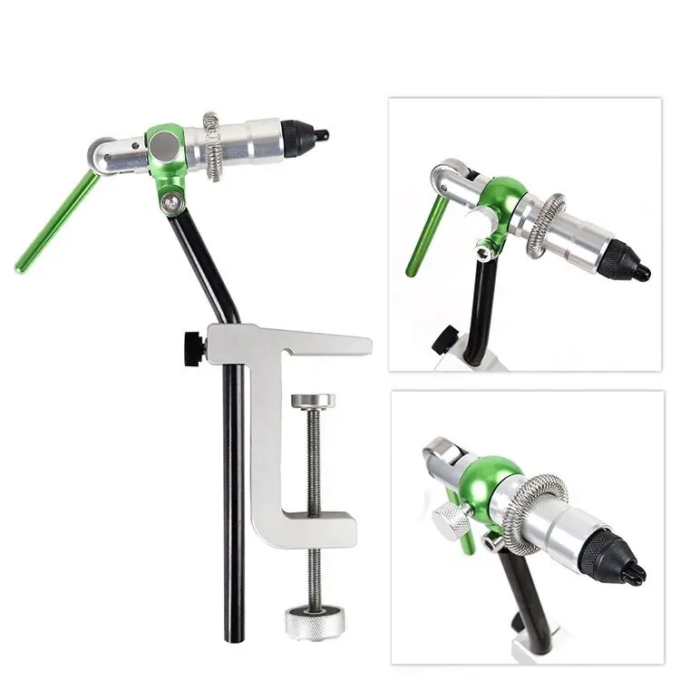 Custom Full Circle Rotating Lure Hook Clamping and Tying Tool for Fishing