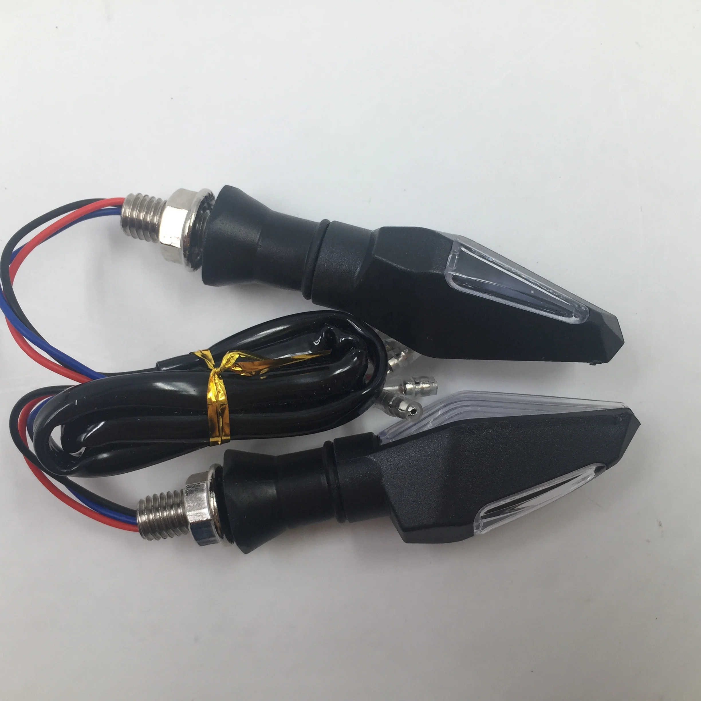 Указатель поворота для мотоцикла, двухцветная желтая лампа 12 светодиодов, для Yamaha, Honda, Suzuki, Kawasaki