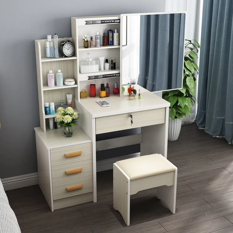 modern luxury make up table set dressing table set for bedroom with mirror