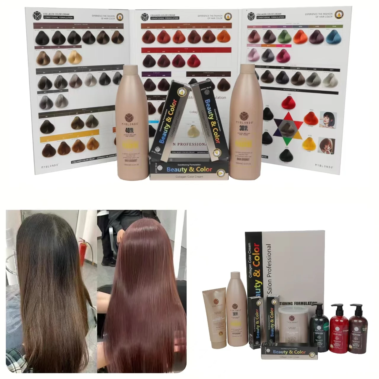 Manufacturer OEM/ODM Hair Dye Best Permanent Beauty Products Professional Hair Color Cream
