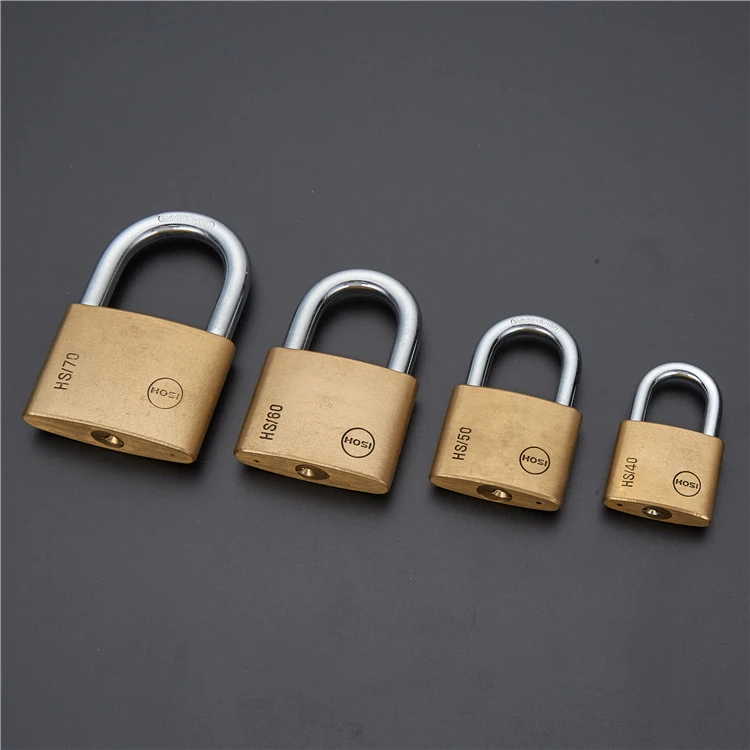 
Custom 60mm Copper Shackle Safety Lockout Padlock with Master Key 