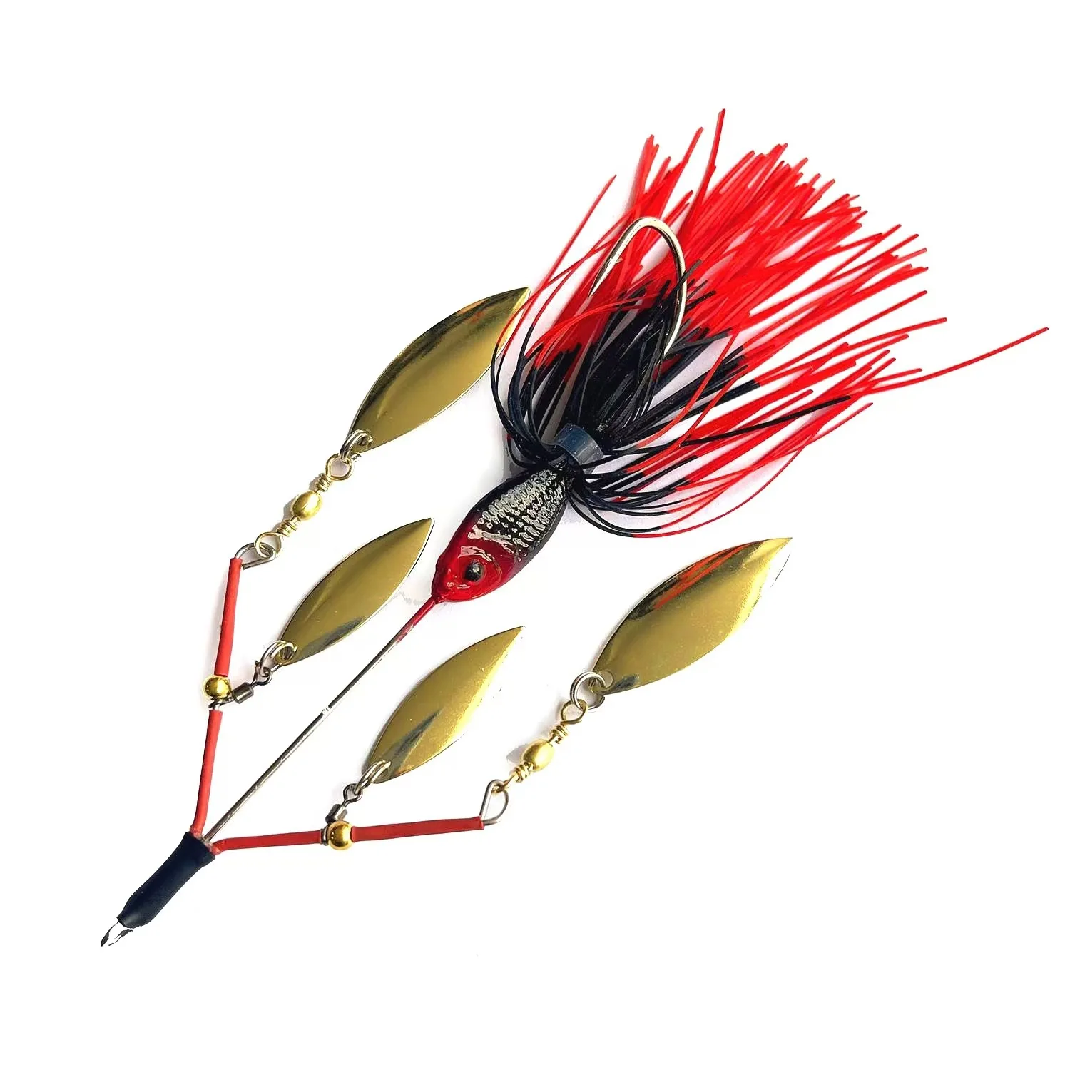 Byloo Fishing Jigs Fishing Lure Bait Tractor Compound Rotating Glitter 13cm 26g Bionic Hard Bait Metal Bait Surface Fish Lure