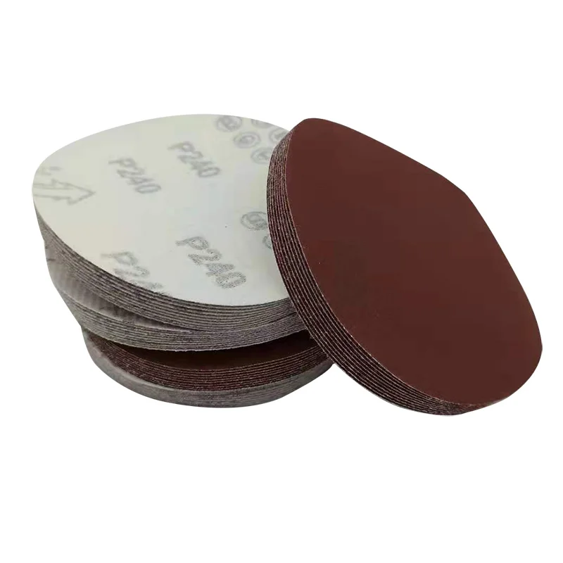 China Manufacturer custom silicon carbide sanding discs with hook and loop backing grit 60--2000