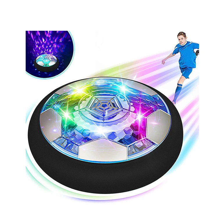 Balin Hot Sale Hover Soccer Ball Rechargeable Indoor Air Soccer with LED Lights & Upgraded Foam Bumper for Children