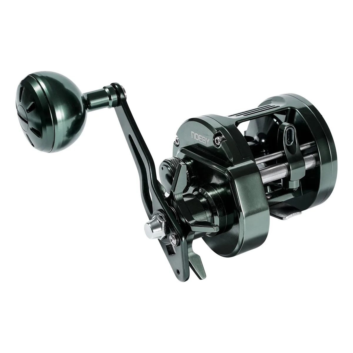 Noeby Light Jigging Fishing Reel Left Hand Baitcasting Drum Reels 8+1BB 12kg Slow Pitch Jigging Tuna Sea Fishing Reels