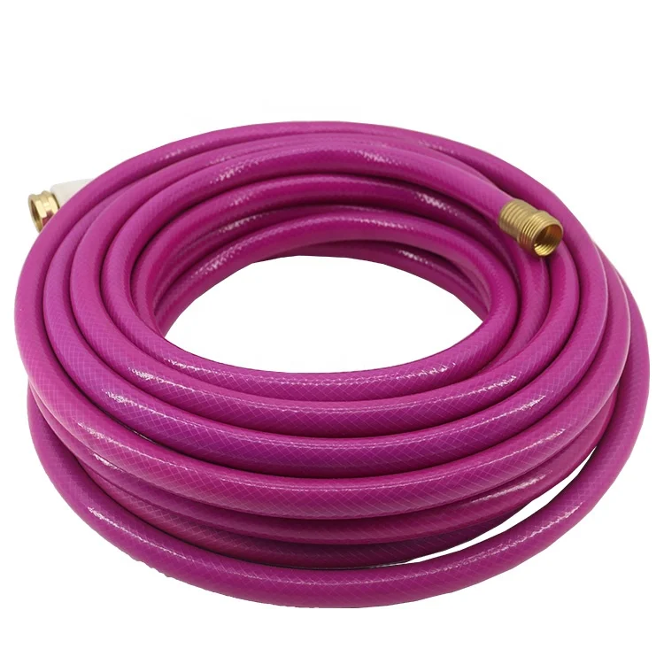 SUNSHINE 100ft High Quality No Kink Reinforced Flexible PVC Garden Hose Pipe Garden Water Hose
