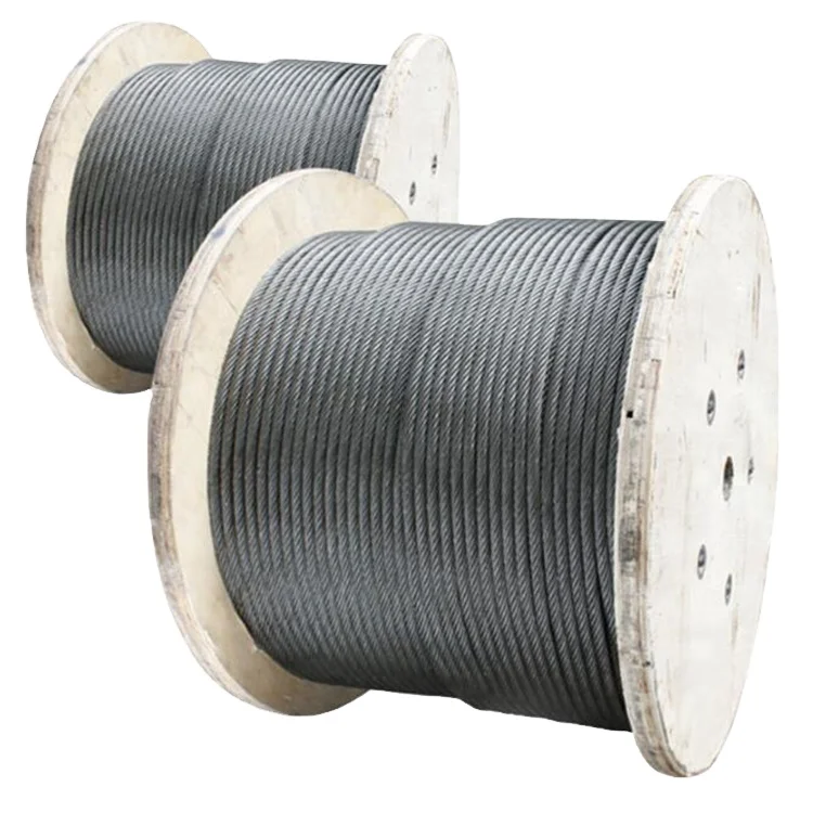 Factory Steel Wire Rope 6mm 10mm Steel Wire Rope For Elevator