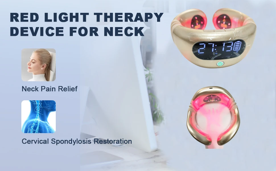 650nm Diode Low Level Laser Therapy for Cervical Spine Neck Pain Relief Acupuncture LLLT Medical Allergy Rhinitis Treatment