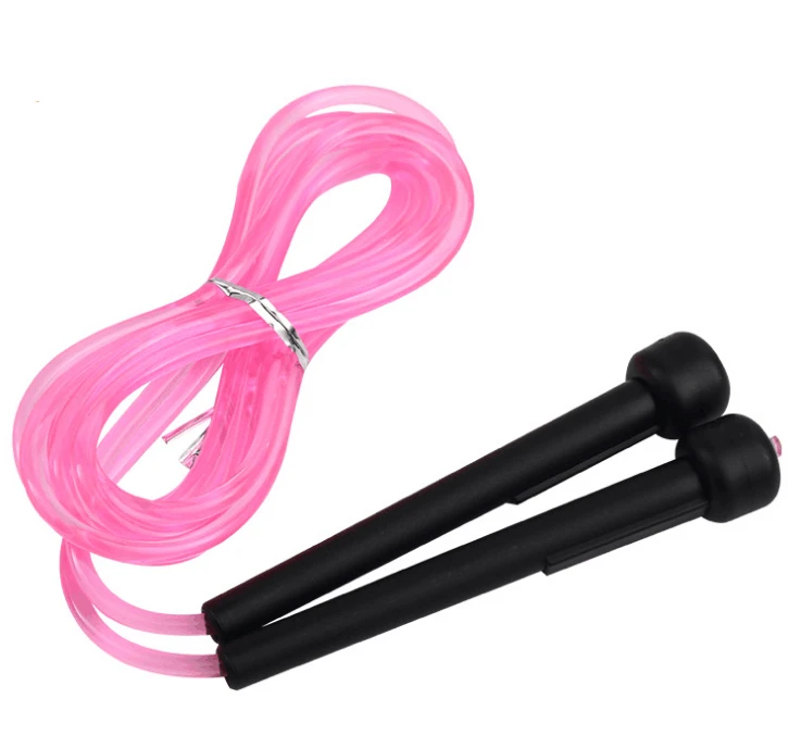 Gym Customized Speed Sports Colorful Fitness Silicone Light Up Skipping Jump Rope