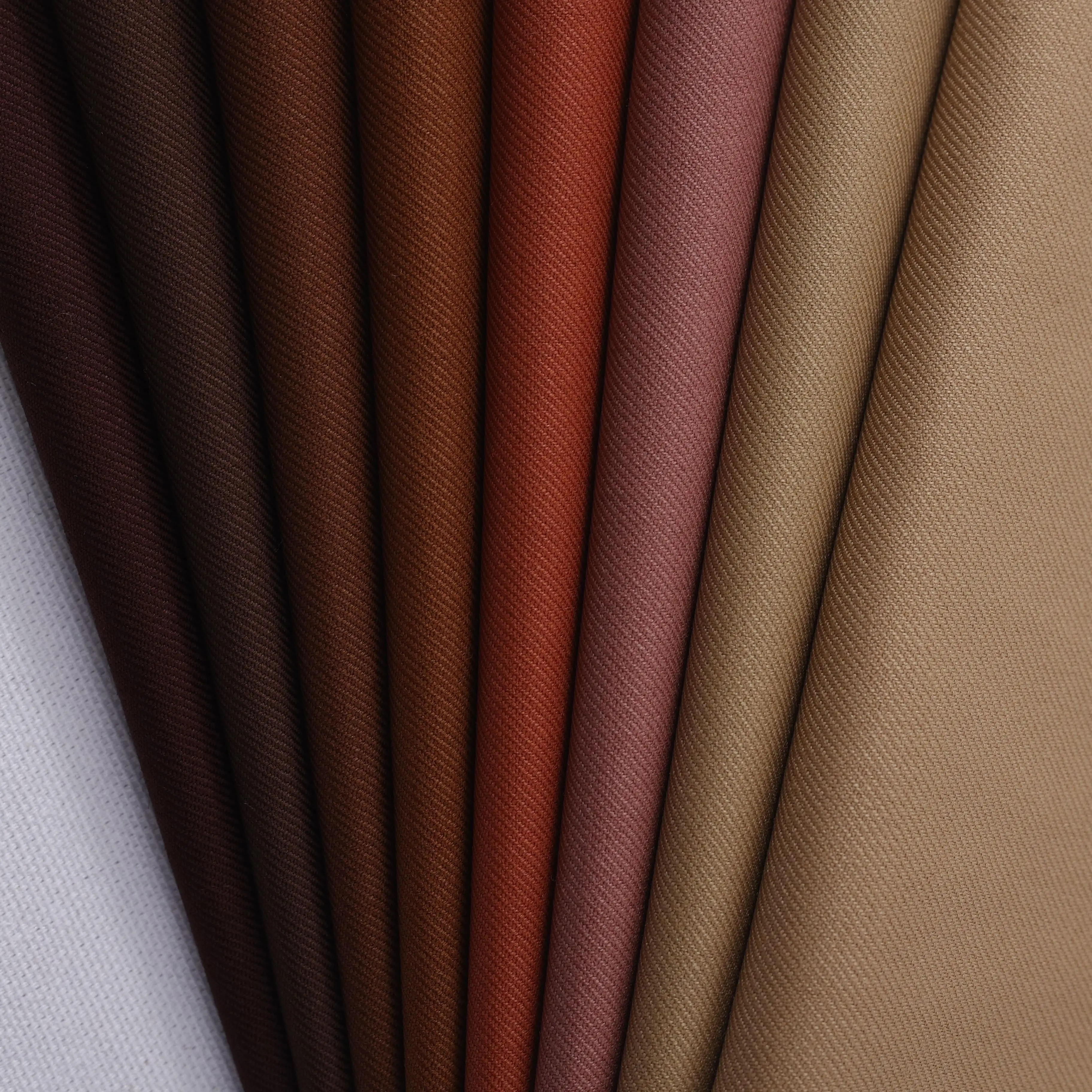 Direct factory price cheap wool fabric Breathable women suit Plain Dyed style wool polyester fabric