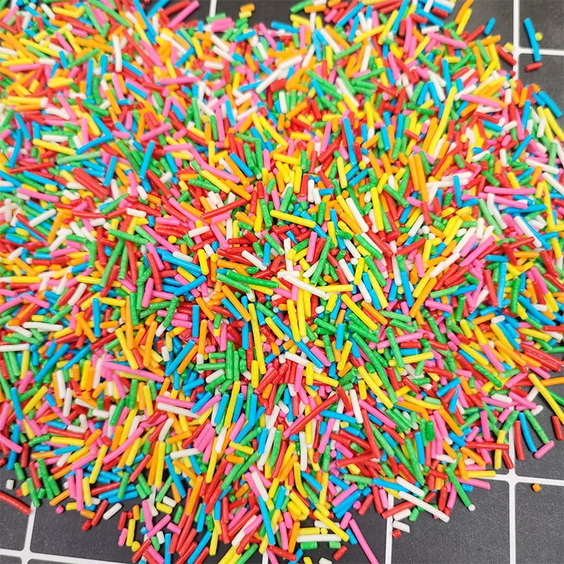 Colorful thick Candy Sprinkles Cake Decorations sprinkles for cake bakery supplies decoration