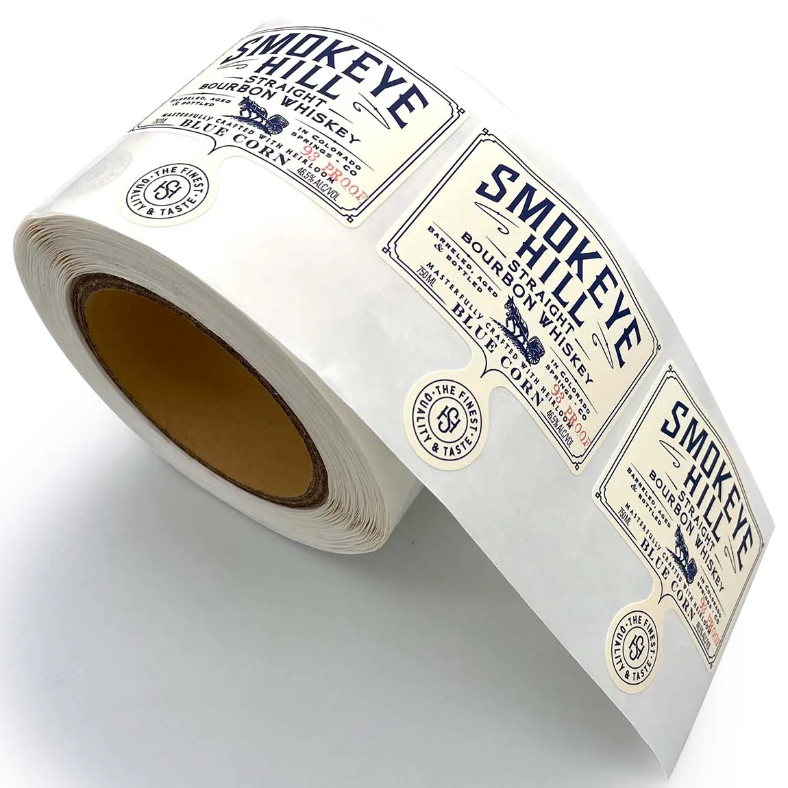 custom waterproof sticker labels custom 3d chrome letter sticker whiskey blue label labels