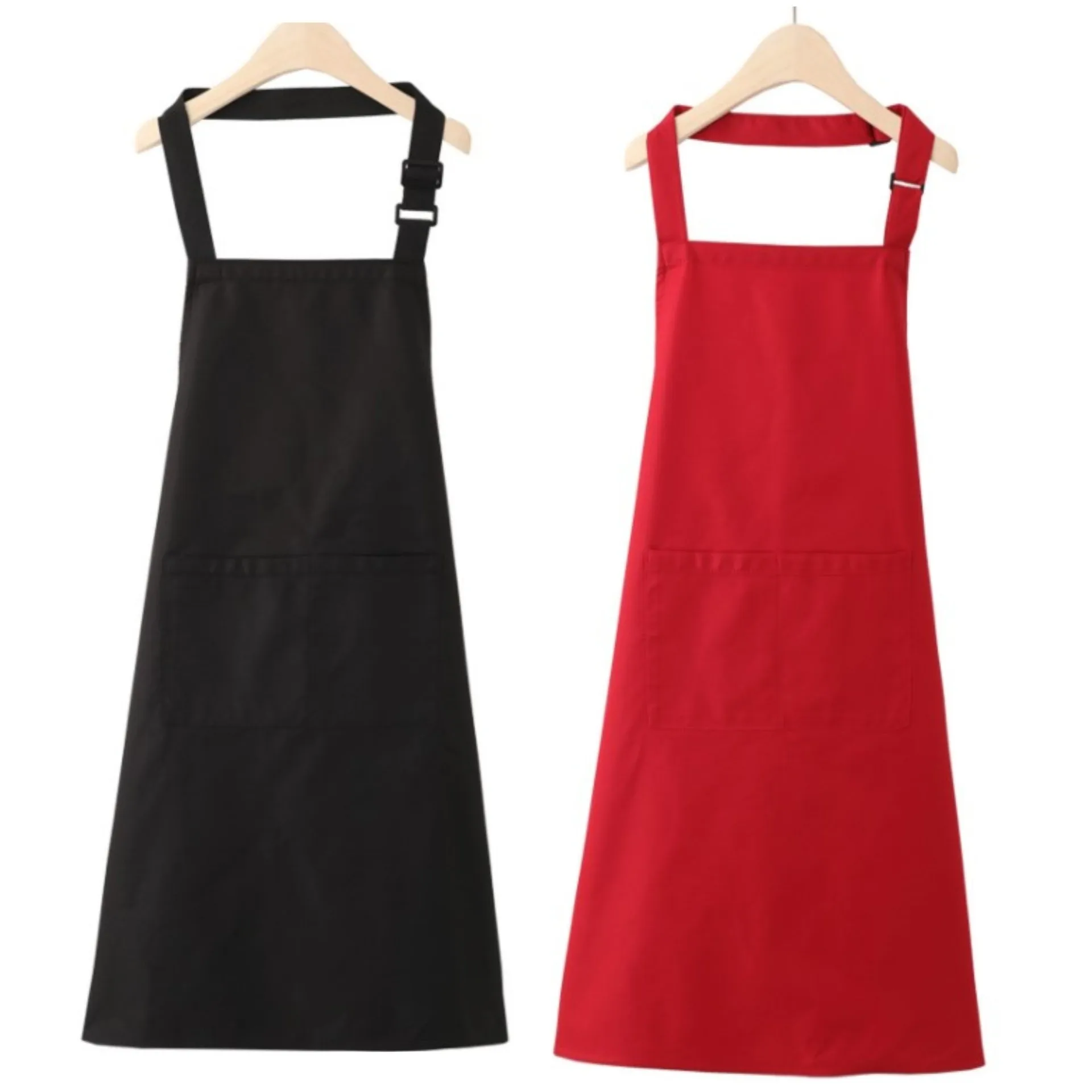 Custom Logo Aprons Waiter Masonic Kids Salon Cooking Waterproof 100% Cotton Pink Apron Kitchen