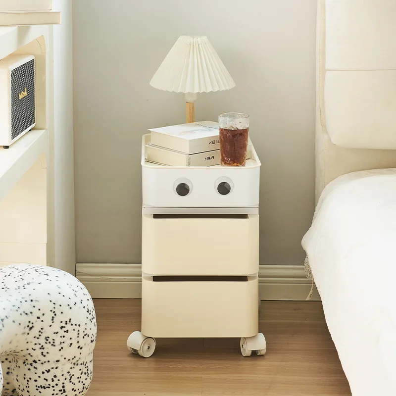 Heavy-duty Multi-tier Plastic Storage Box Drawer Cart With Multiple Colors Clear Drawers