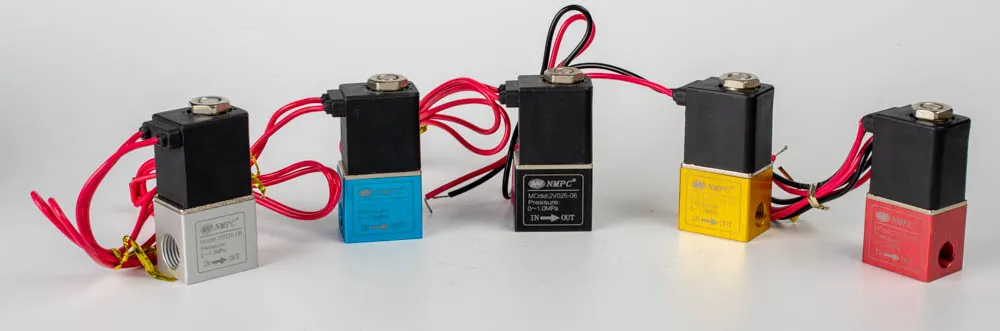 Aluminum brass direct acting 1/8 1/4 2V025-06 2V025-08 normally closed electric 24v 12v 220 volt two way mini solenoid valve