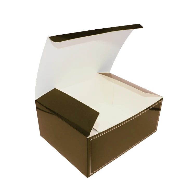 High Quality Gold Cute Kraft Paper Gift Paper Box Cardboard Package for Chocolate