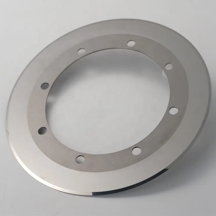 tungsten carbide slitting circular knives for corrugated cardboard industry