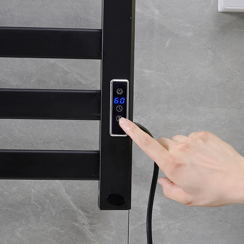 CE Certificated Wall Mounted Clothes Radiator Aluminum Modern Heated Electric Heating Heat Towel Rack Towel Dryer