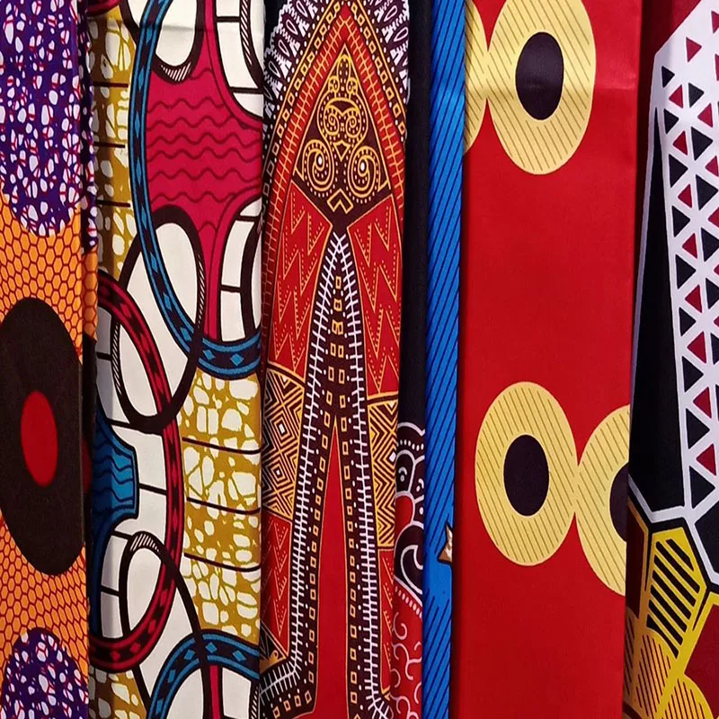 Оптовая продажа хлопчатобумажная африканская ткань батик модный Hitarget настоящий воск Ffabric Африканские Восковые принты Гана мягкая хлопковая восковая ткань