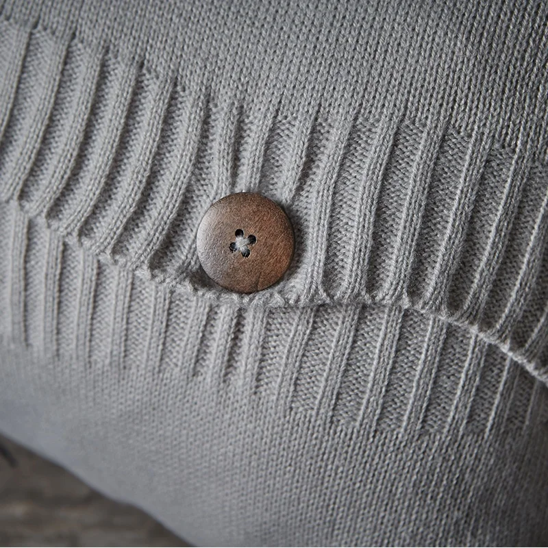 
Giving Free Samples Can Mixed Purchase Free custom gray Geometric pattern design Office sofa nap nap pillow General model 