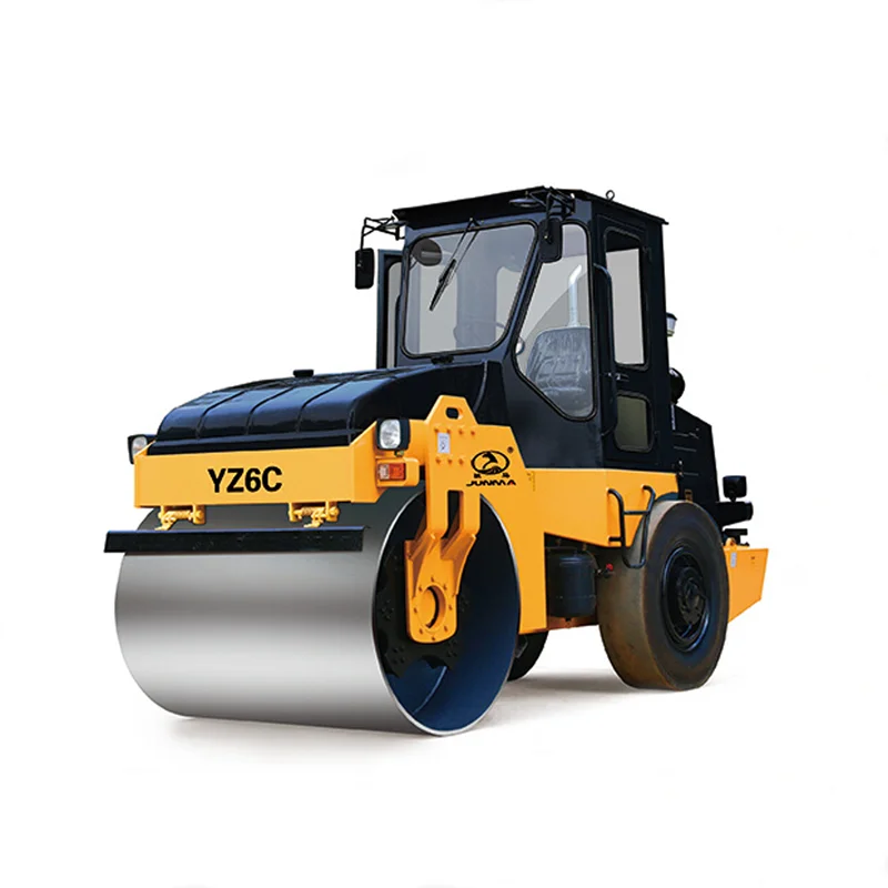 Jm 6 ton Fully Hydraulic Single Drum Vibratory with Wheel Road Roller YZ6C
