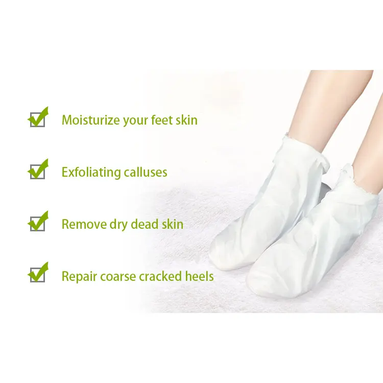 Private Label Cracked Heel Repair Collagen Foot Mask Spa Treatment Moisturizing Pedicure Collagen Socks for Foot Care