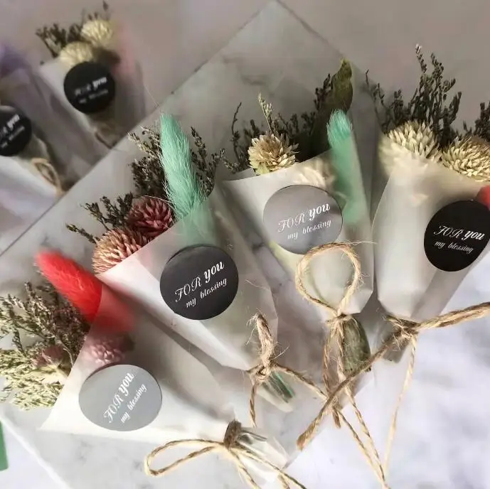 Christmas DIY small decorative preserved mini natural dried flower bouquet