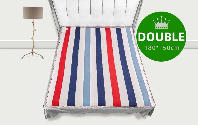 Amazon best selling King Bed 220v110v heated electric throw blanket Winter High Quality Plush Element Customizable Coral Sherpa