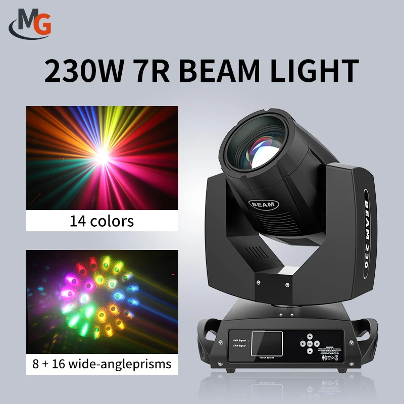 Сценический свет DMX 230 луча 7R 230W Sharpy луч движущиеся фары для DJ Disco Свадебный ночной клуб бар dj шоу вечеринка