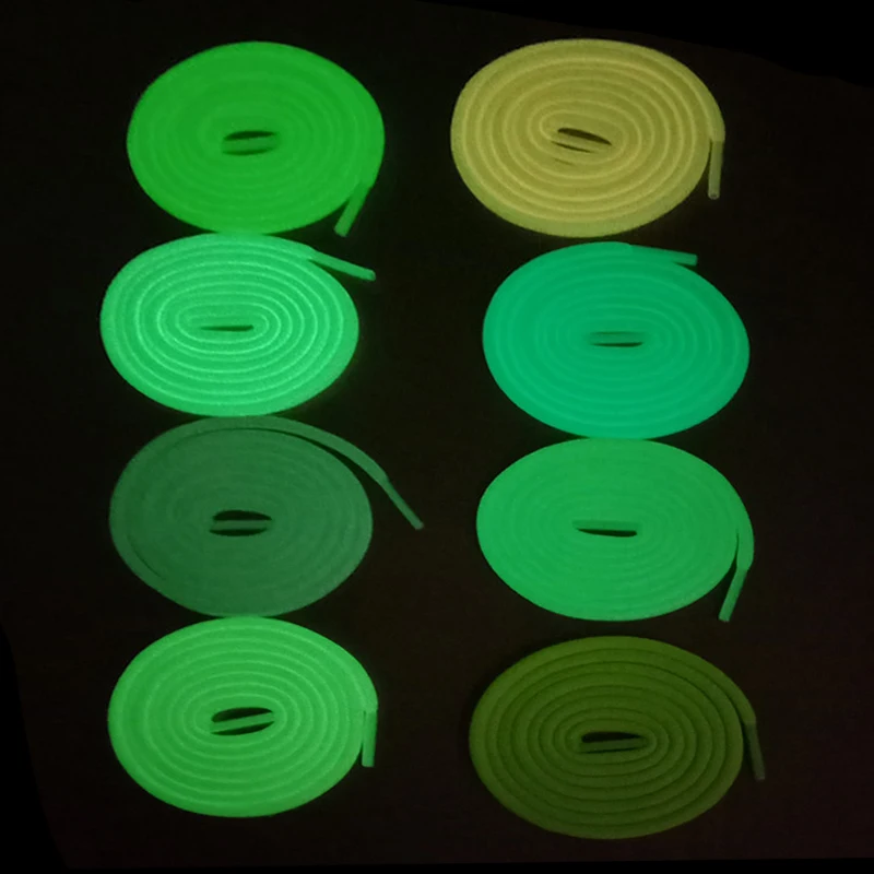 Good price New product round shoe lace weiou glow in the dark shoelaces drawcord for sneakers shoe accessories with custom logo