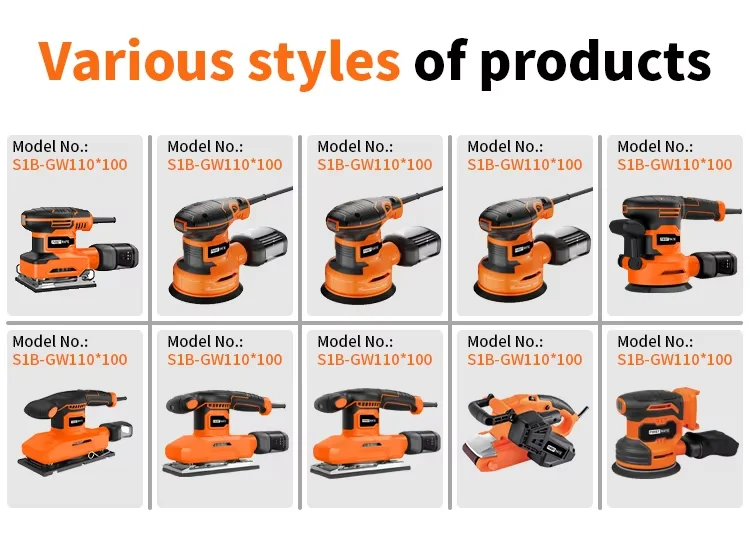 Wholesale Random Orbit Electric Orbital Sander air Orbital Sander 350W 125mm for Car Repair