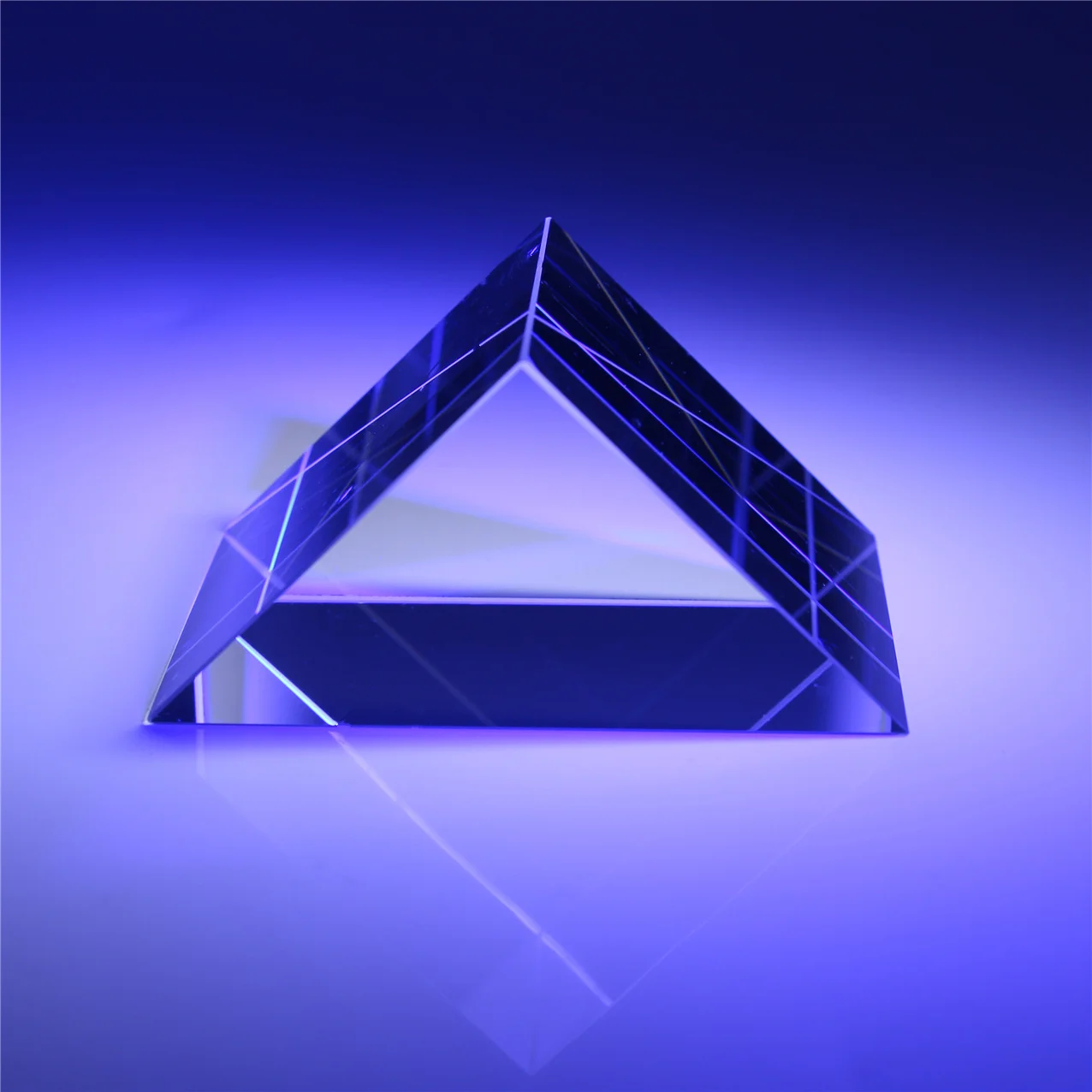 VY Optics Triangular Crystal Glass Prism Bk7 Prisma Right Angle Prism