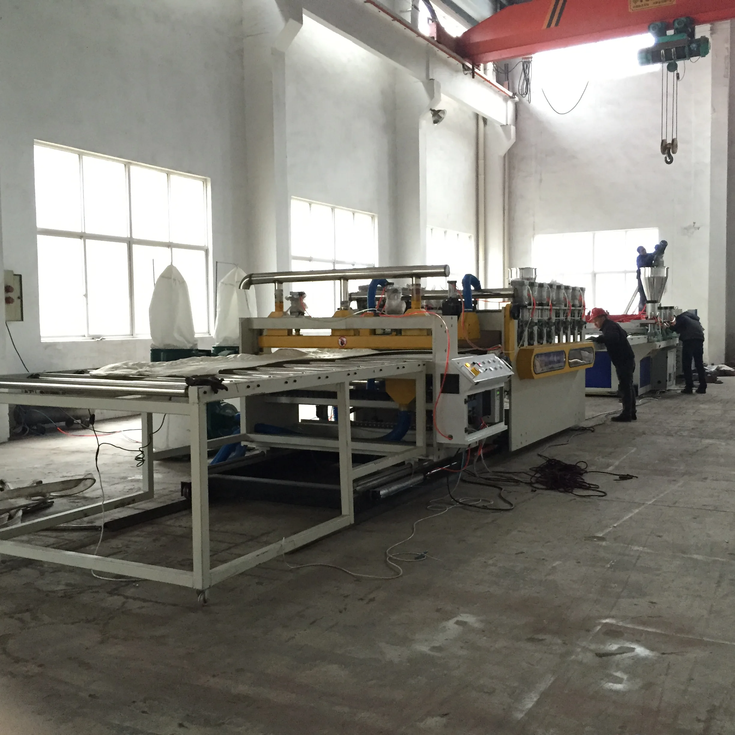 
PVC foam board extrusion die and foam board cut machine polystyrene foam board machines 
