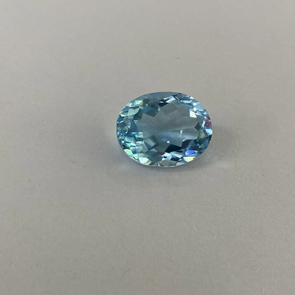 2.1 carat 7*9mm Natural topaz sky blue topaz Oval cut AAA Quality loose gemstone topaz for sale