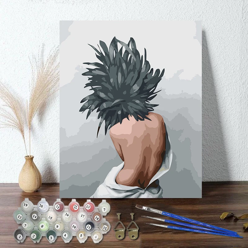 Dropshipping Body Art Canvas Painting Home Wall Art DIY Paint By Numbers Nude Paintings