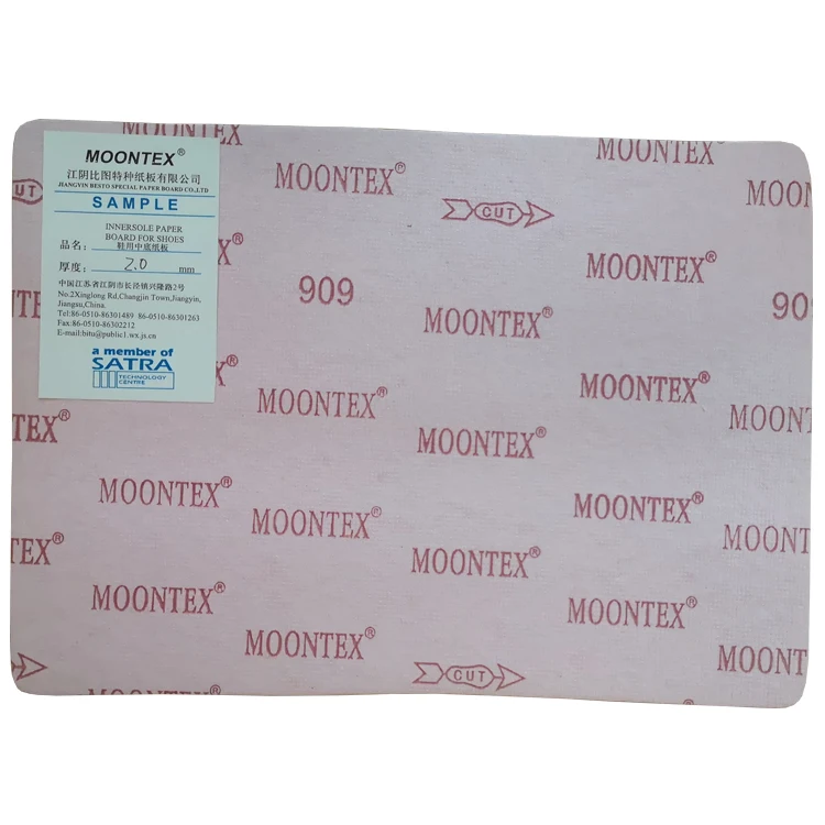 1mm customs shoe paper inside insole board laminated material shank
