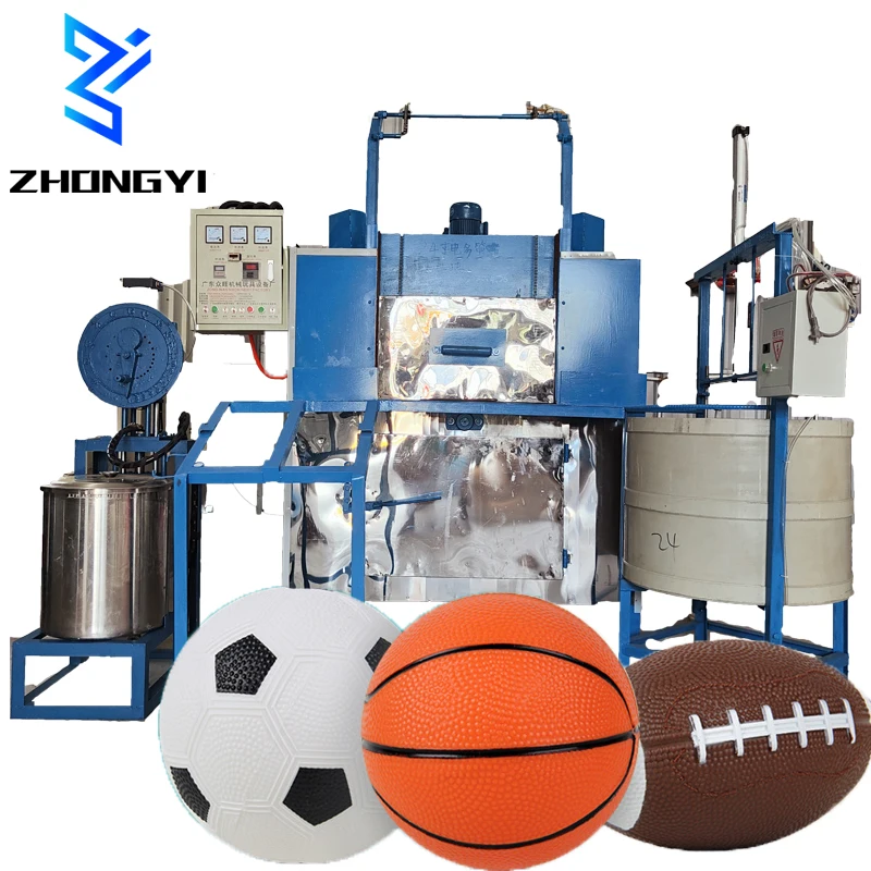 Yoga Automatic Toy Vinyl Making Rubber Football Machines Cricket Balling Puffer Ocean Pvc Ball Rotomolding Machine
