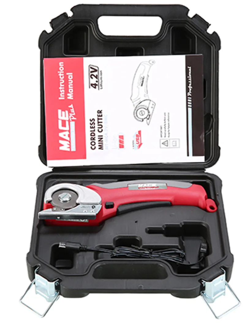 YTGEE 2023 Cutting Tool Double Cutter Fabric Cutting Cordless Electric Scissors  for Leather Cloth Carpet Cardboard