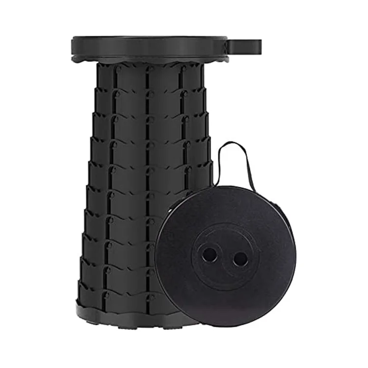 Hot Selling Strudy and Lightweight Camo Wood Telescoping Plastic Camping Stool for Kitchen Bathroom