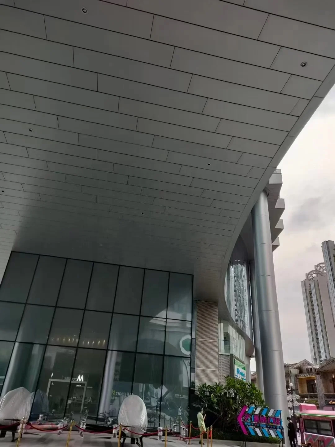 Metal Facade wall cladding aluminum corrugated panels aluminum interior exterior wall panel cladding CNC aluminum wall cladding