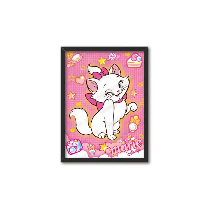 Оптовая продажа на заказ линзовидные флип 3d Аниме Мультяшные картинки HelloKitty my melody Kuromi постеры рамки