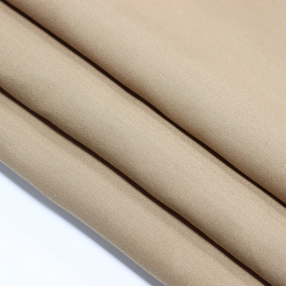 Shaoxing factory two-sided 53% poly 47% rayon light crepe tr fabric for summer suit