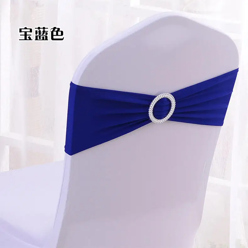 Spandex Sash Wedding Chair Band Stretch For Chair Covers Decoration