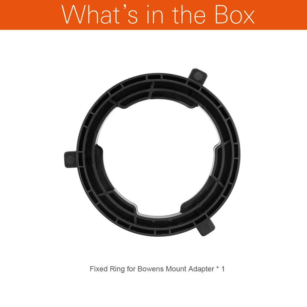 Godox Bowens Mount AD-CS Adapter Fixed Ring for Godox AD600B AD600BM for Godox AD-H600B AD-H1200B Portable Flash Head